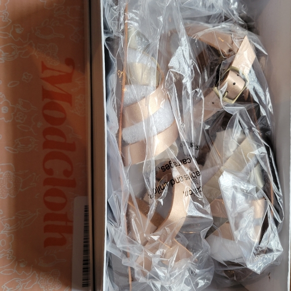 SODA Sandals brown and rose gold - Picture 4 of 4